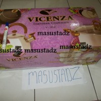 Panci Set Vicenza v-812, CookWare Vicenza v-812 Set (Harga yg tercantum merupakan harga /set)