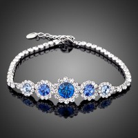 GELANG LAPIS EMAS PERAK RHODIUM KRISTAL TS0010