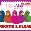 Hijab Alsa Jilbab Segi Empat Bolak Balik 2 Warna Jilbab Syar'i Terbaru