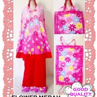 Mukena Karakter balita+anak size L MASHA MICKEY KEROPI DLL