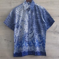Kemeja Batik Indigo