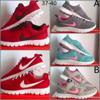 Sepatu Olahraga NIKE Free 37-40 Sport Shoes Senam Fitness Kets Running