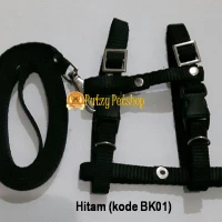 HARNESS H+TALI TUNTUN KUCING, KELINCI, MUSANG, ANJING KECIL HITAM