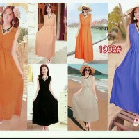 Long Dress Chiffon / Sifon Import