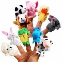 Jual 10 Pcs Boneka Jari Hewan Binatang Satwa Lucu | Finger Puppet Animal Murah