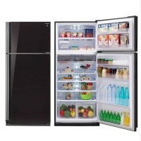 KULKAS LEMARI ES 2 PINTU SHARP SJ-IP861NLV-BK (FREE ONGKIR)