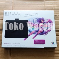 Jual Wacom Intuos Pen & Touch Comic CTH490 Small Tablet Desain Grafis Black Murah