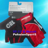 Jual Glove/Sarung Tangan Half Finger, Kode ST-17 B Merah Murah