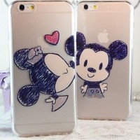 Jual PO Custom Case Mickey Minnie Couple for Iphone/Samsung/Xiaomi/Zenfone Murah