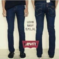 Jual CELANA JEANS SLIM FIT LEVIS PRIA BIRU DONGKER KEREN ( BLUEBLACK ) Murah