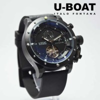 Jual Jam Tangan U-BOAT Tourbillon Black Automatic Murah