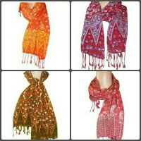 Jual Syal Pashmina Batik Murah