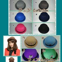 Jual Topi Wanita | Topi Pria | Topi Bowler | Topi Caplin | Fedora dewasa Murah