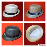 Jual Topi fedora coboy jerami polos dewasa pria wanita Straw Hats Import Murah
