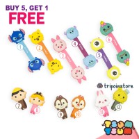Jual Tsum Tsum Disney Cord Holder / Cable Winder / Klip Pengikat Kabel Murah