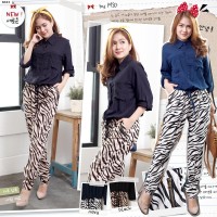 Baju Ukuran Besar Wanita Online Murah Loreng Overall