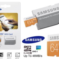 Jual Samsung Evo MMC Memory Card HP Micro SD UHS-1 64Gb Class 10