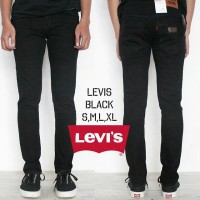 Jual CELANA JEANS SLIM FIT LEVIS BLACK KEREN / BIRU DONGGKER / HITAM Murah
