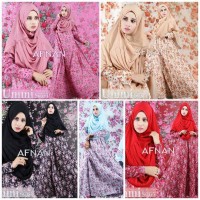 gamis Afnan by ummi (Gamis busui+khimar)