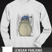 Jual kaos Panjang studio ghibli inspired totoro tshirt distro clothing Murah