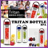 Jual Infused Bottle Botol Minum Tritan lemon citrus juicer tea drink maker Murah