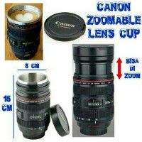 Mug Camera Lens CANON bisa Zoom Gelas Unik Lensa Kamera Zoomable Foto
