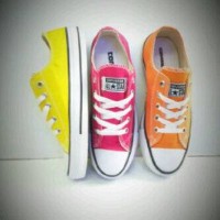 sepatu murah converse grade ori kuning,pink,orange + box