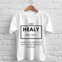 Jual kaos the 1975 Band rock oneck tshirt distro custom clothing tees Murah