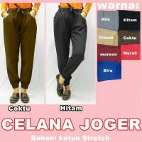 Jual Celana jogger/joger katun stretch pant cewe/wanita termurah Murah