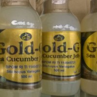 Jual Jelly Gamat / Gold G Sea Cucumber Jely Original 500 ml ( Herbal Alami Asli Ekstrak Teripang Laut Produksi GNE, Bio, Jeli, Emas ) Murah