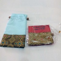 Jual Souvenir pernikahan unik murah Tempat hp saten songket Murah