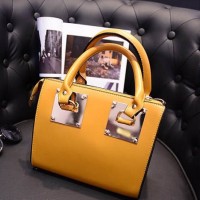 tas kuning jinjing tenteng tali multifungsi import formal kerja wanita