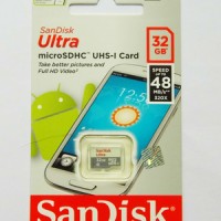 Jual SanDisk Ultra micro sd Card UHS-I Class 10 (48MB/s) 32 GB Value Pack Murah