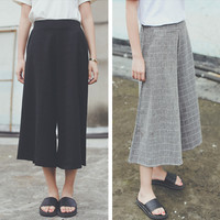 Jual Celana Kulot Midi Pants Cullotes Fashion Wanita Baju Import Korea Murah