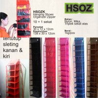 HSOZ sleting tertutup polos (rak sepatu/sandal)