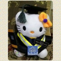 Jual Boneka Wisuda Hello Kitty - 25 cm Murah