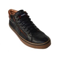 Sepatu Murah Pria Black Master Geox Black Hand Made Original# 011