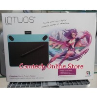 Jual Wacom Intuos Pen & Touch Comic Blue CTH490 Pen Tablet Desain Grafis Murah