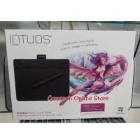 Jual Wacom Intuos Pen & Touch Comic Black CTH490 Pen Tablet Desain Grafis Murah