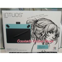 Jual Wacom Intuos Draw CTL490 Blue Pen Tablet Alat Desain Grafis Biru Murah