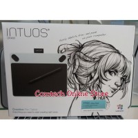 Jual Wacom Intuos Draw CTL490 White Pen Tablet Alat Desain Grafis Putih Murah