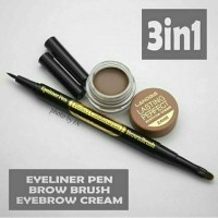 Jual Landbis 3IN1 Eyebrow Gel + BRUSH + EYELINER 100% original Murah