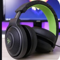 Jual Razer Kraken Pro 2015 - Analog Gaming Headset (Black / Green) Murah
