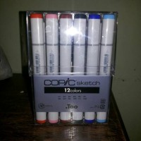 Jual Copic Sketch 12 colors Murah