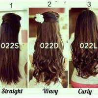Jual Hair Clip Big Layer 60 cm Curly / Lurus / Wave / Wavy / hairclip 60cm Murah
