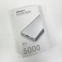 Vivan Power Bank Super Slim B5 Li-Ion Polymer - 5000 mAh