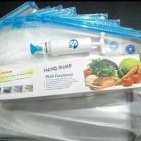 Jual Vacuum bag / plastik kedap / vacuum food sayur buah makanan Murah
