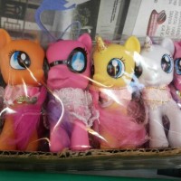 Mainan pajangan my little pony 1 set isi 6