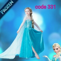 Jual KOSTUM ELSA FROZEN IMPORT/ BAJU DRESS PESTA ULANG TAHUN ANAK Murah