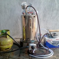 Setrika Uap Boiler 10 Liter Untuk Konveksi / Laundry